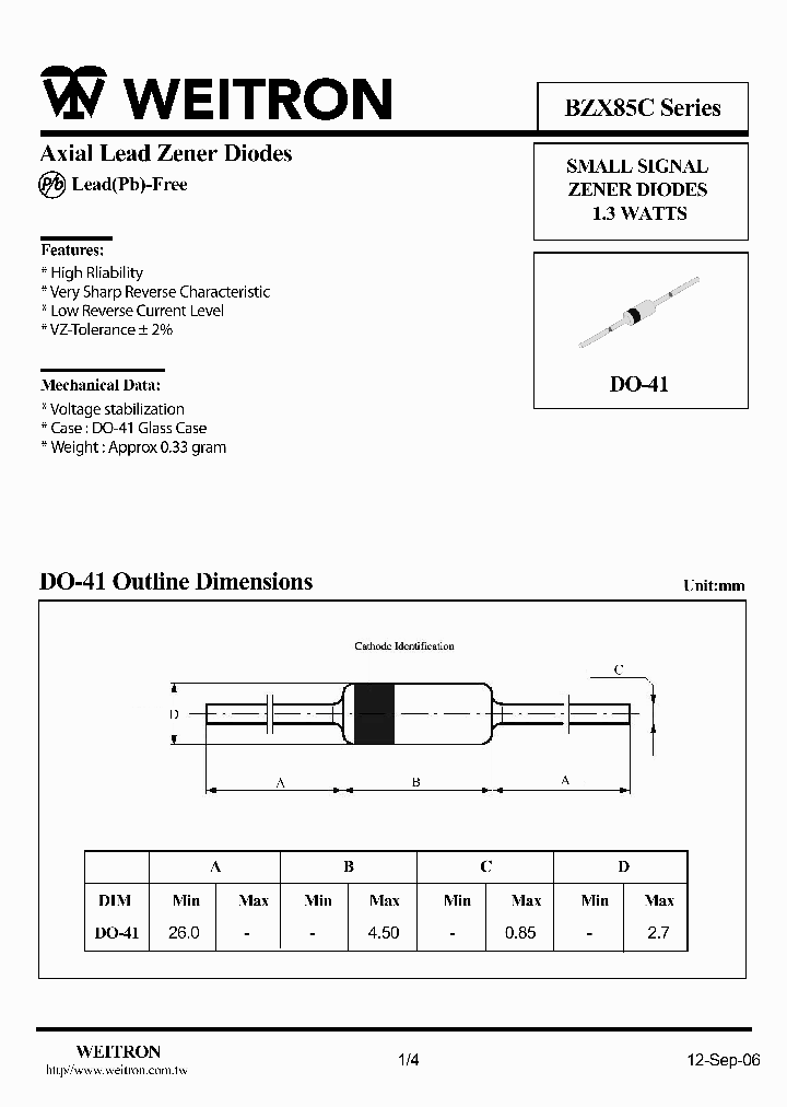 BZX85C_4784642.PDF Datasheet