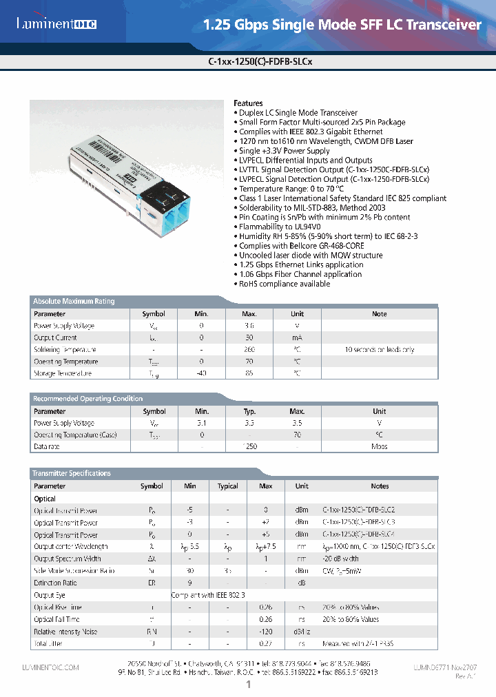 C-127-1250-FDFB-SLC2-G5_4432433.PDF Datasheet