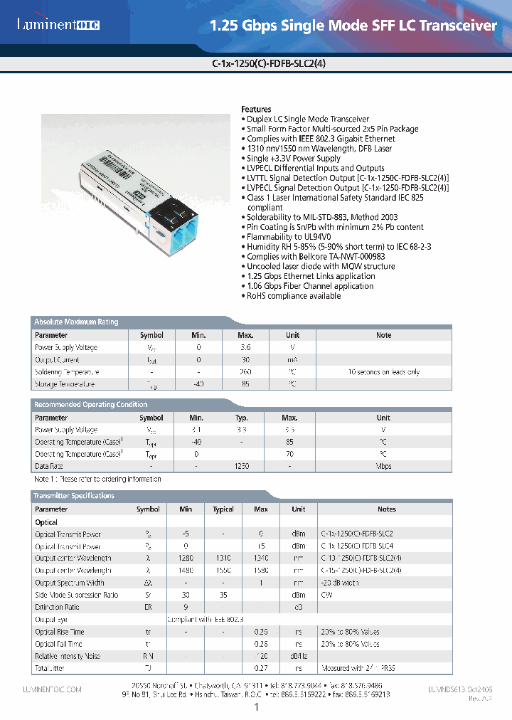 C-13-1250C-FDFB-SLC2_4497678.PDF Datasheet