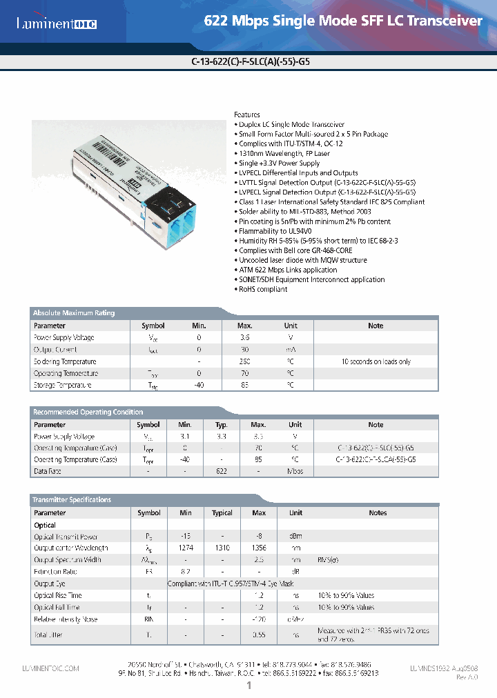 C-13-622-F-SLCA-55-G5_4564233.PDF Datasheet