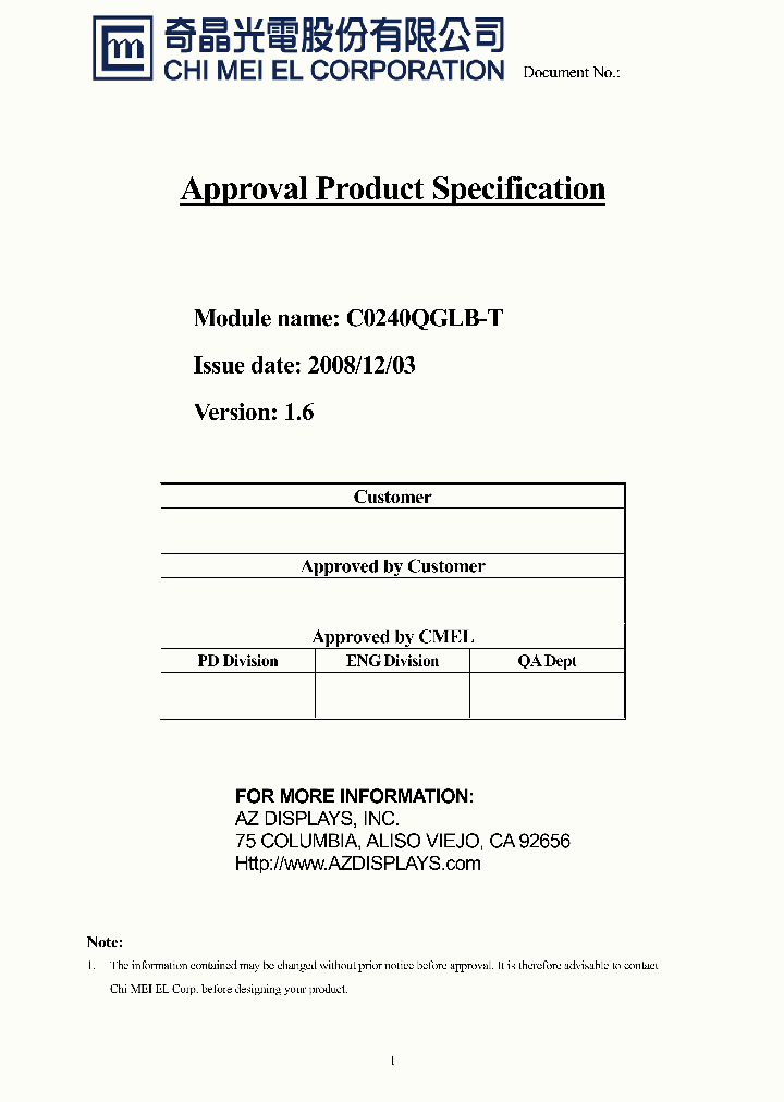 C0240QGLB-T_4610425.PDF Datasheet
