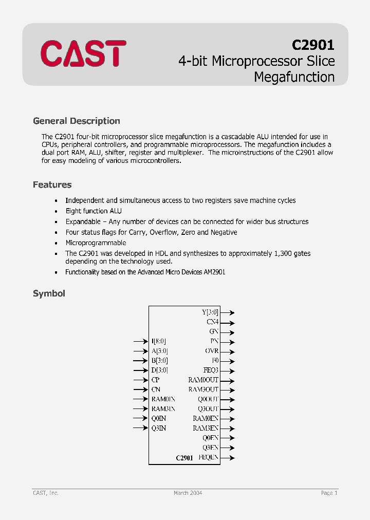 C2901_4172945.PDF Datasheet