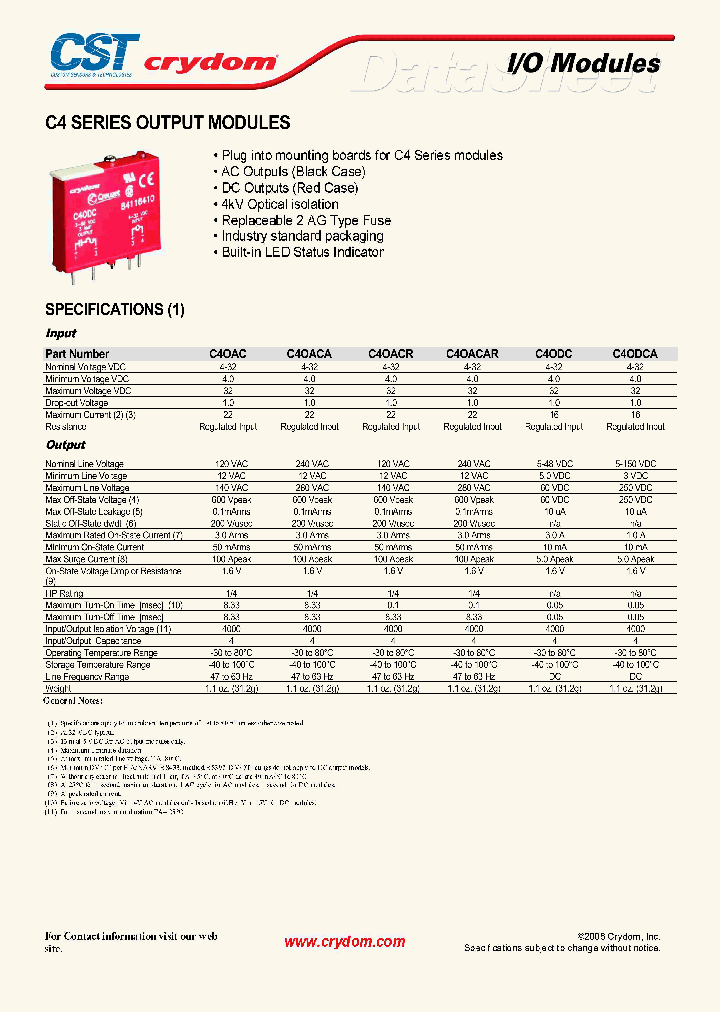 C4OAC_4320357.PDF Datasheet
