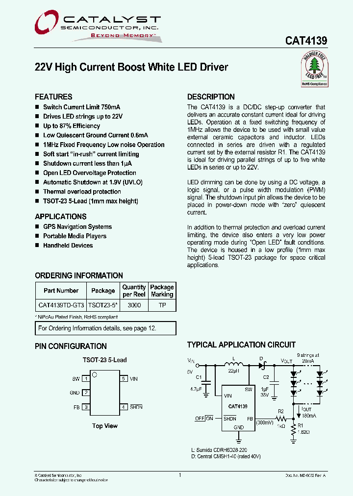 CAT4139_4242673.PDF Datasheet