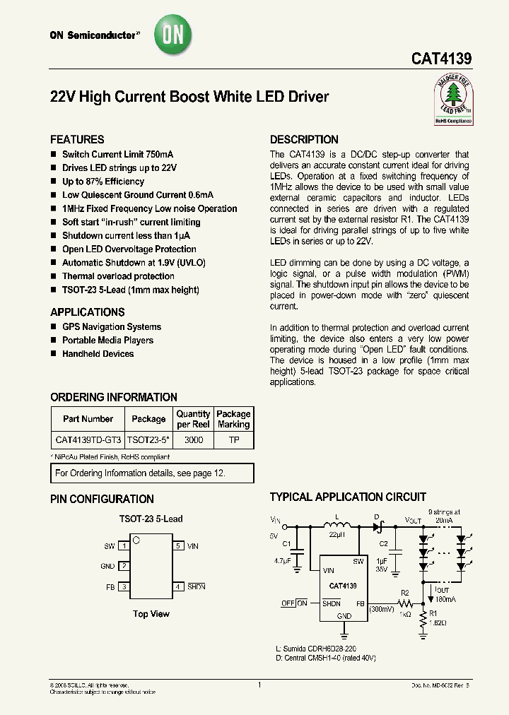 CAT4139TD-GT3_4850081.PDF Datasheet