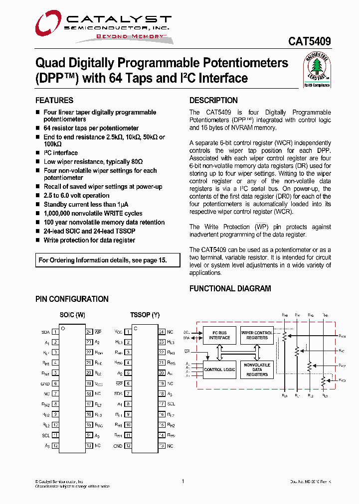 CAT5409WI-00_4395819.PDF Datasheet
