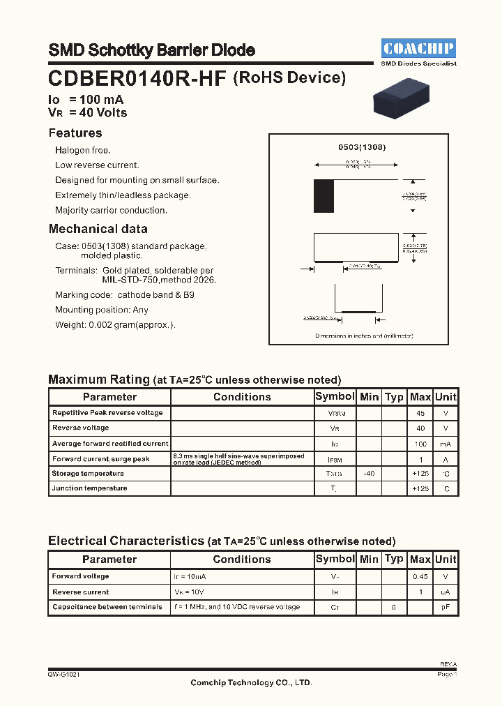 CDBER0140R-HF_4531173.PDF Datasheet
