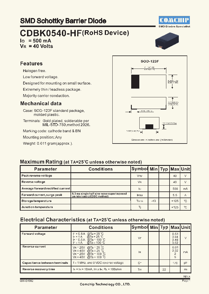 CDBK0540-HF_4758271.PDF Datasheet