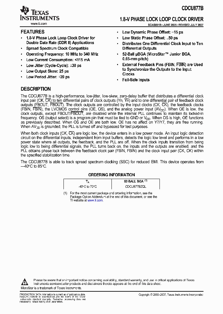 CDCU877B_4178693.PDF Datasheet