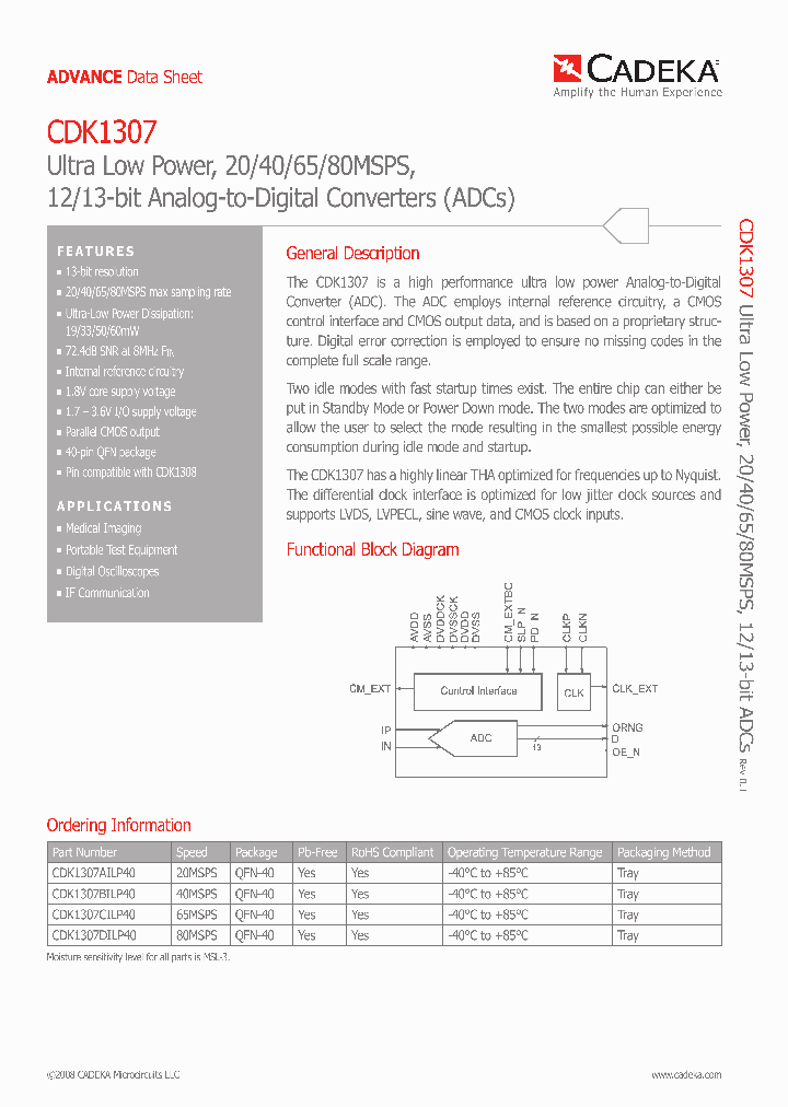 CDK1307CILP40_4531466.PDF Datasheet