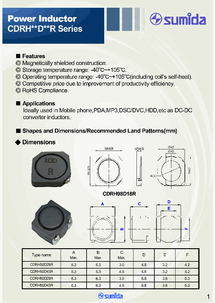 CDRH38D14RLDNP-100MC_4541731.PDF Datasheet