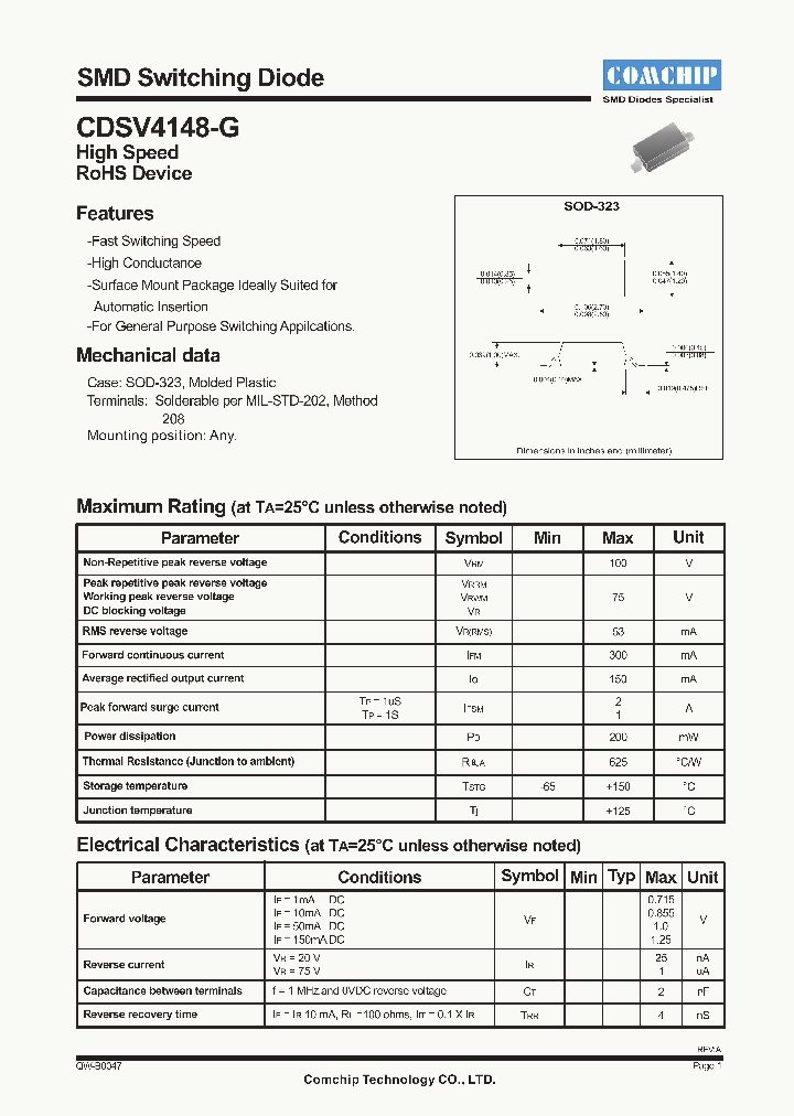 CDSV4148-G_4646873.PDF Datasheet