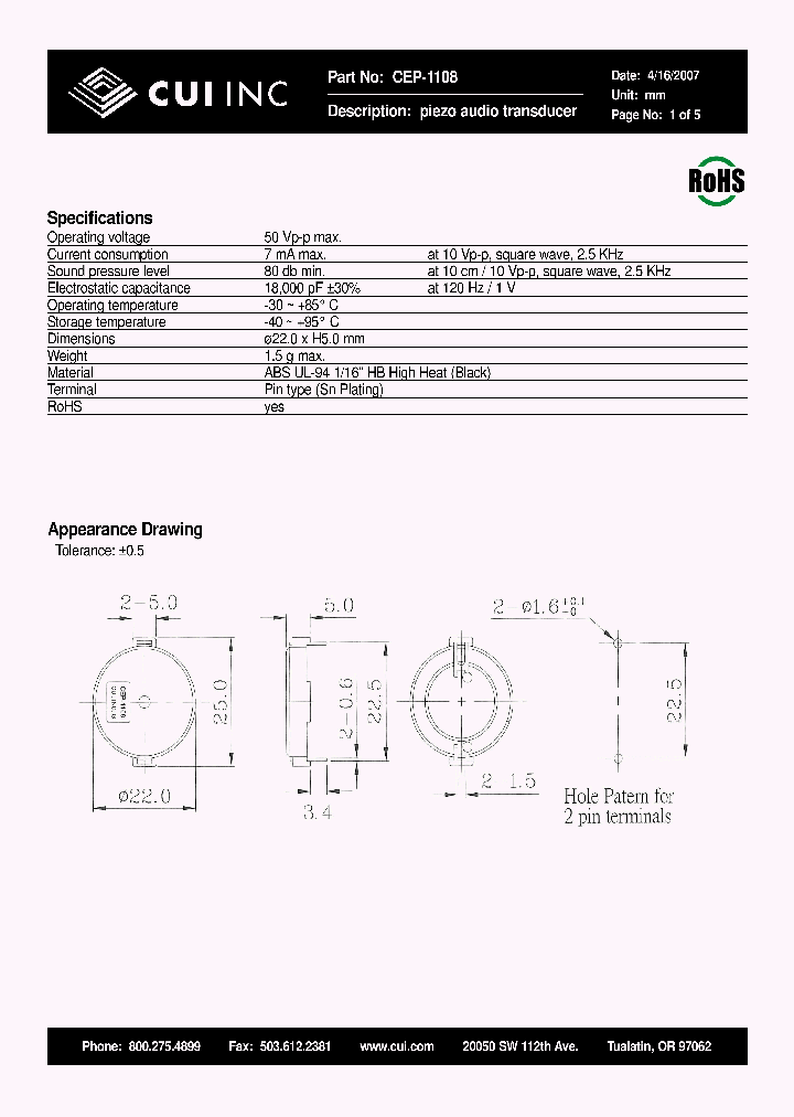 CEP-1108_4817735.PDF Datasheet