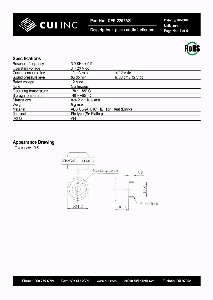 CEP-2202AS_4580785.PDF Datasheet
