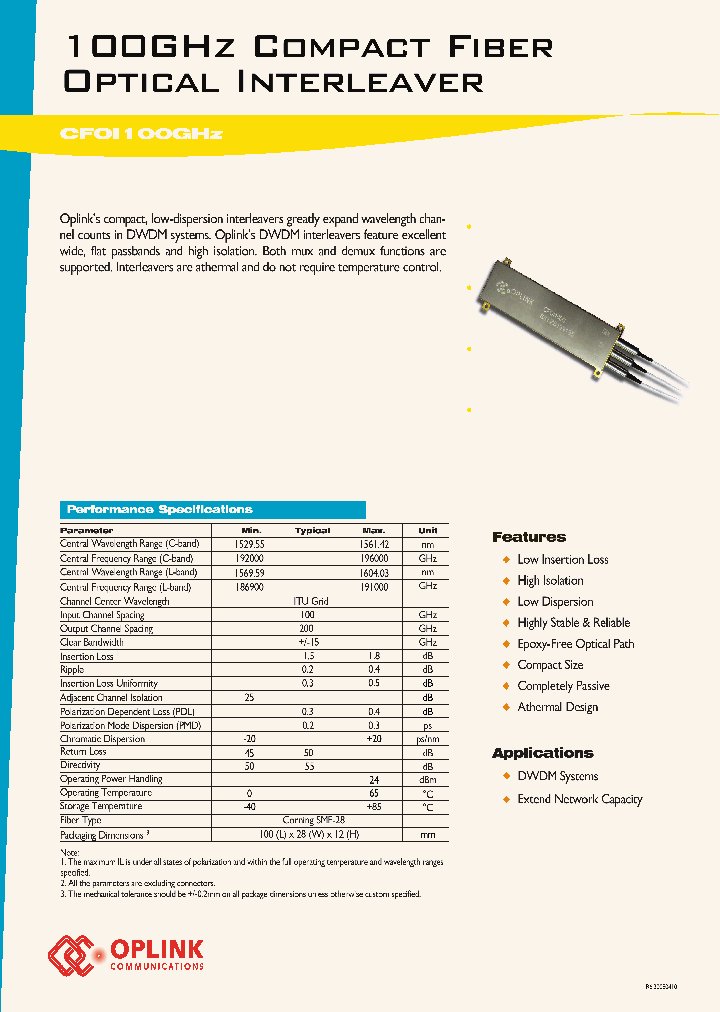CFOI100200CW156_4457436.PDF Datasheet
