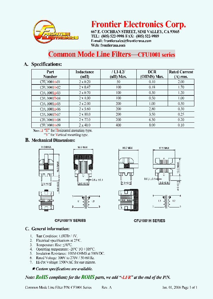 CFU1001_4822943.PDF Datasheet