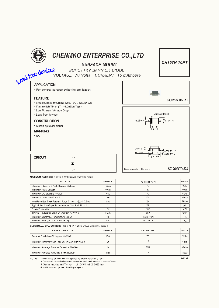 CH157H-70PT_4758143.PDF Datasheet