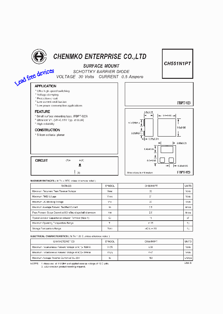 CH551N1PT_4687151.PDF Datasheet