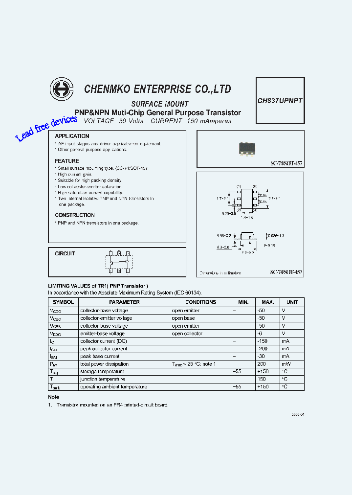 CH837UPNPT_4586089.PDF Datasheet