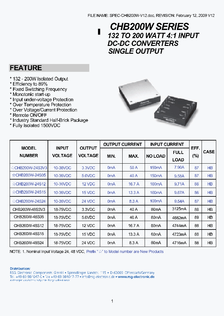 CHB200W-24S05_4892647.PDF Datasheet