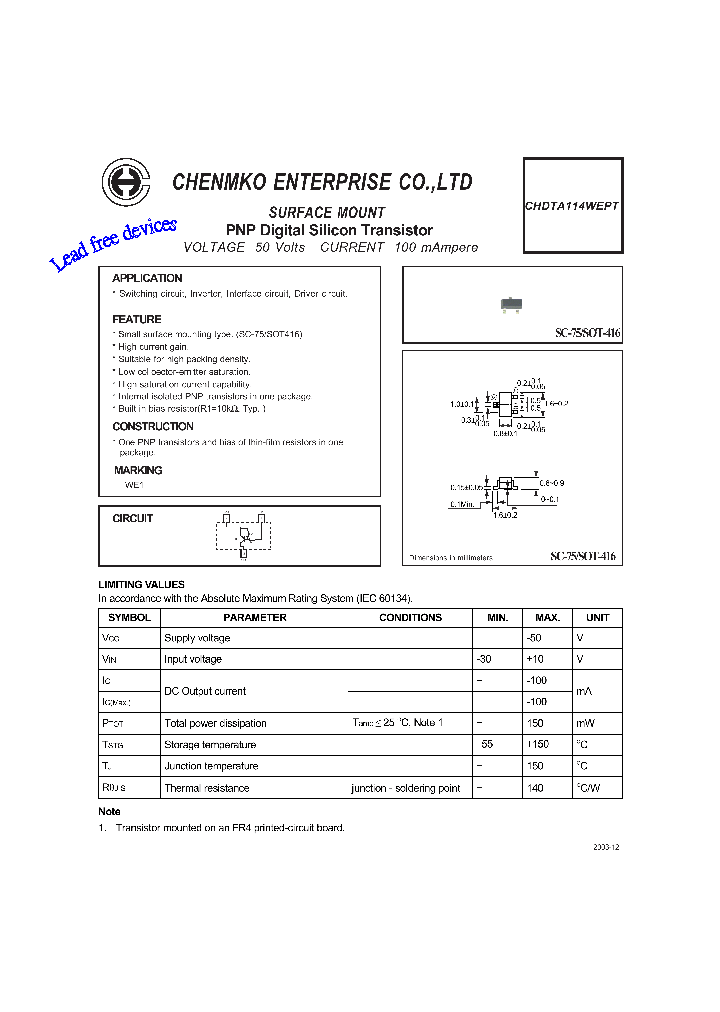 CHDTA114WEPT_4687055.PDF Datasheet