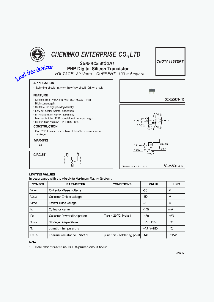 CHDTA115TEPT_4687062.PDF Datasheet