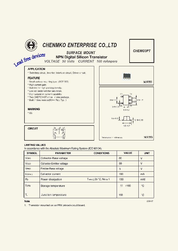 CHEMG3PT_4849317.PDF Datasheet