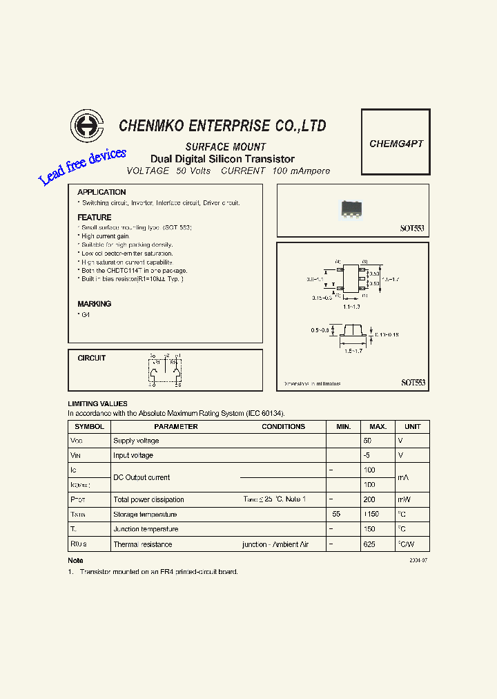 CHEMG4PT_4849318.PDF Datasheet