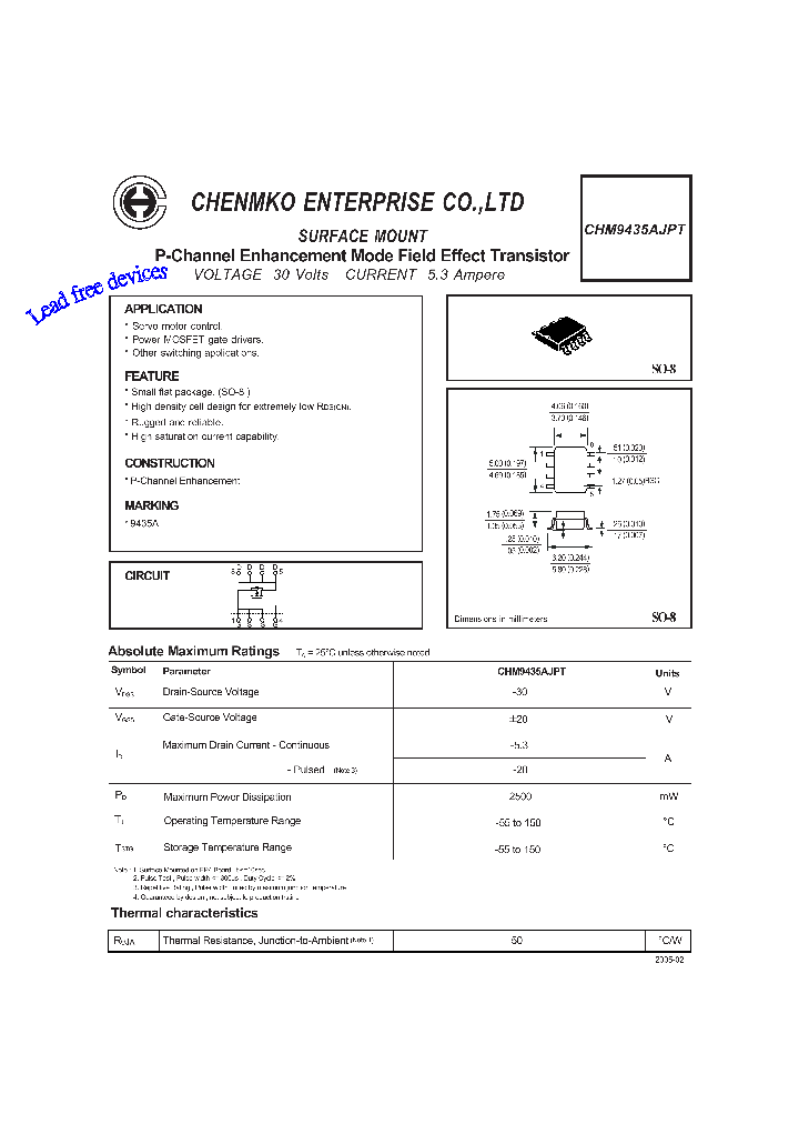 CHM9435AJPT_4614407.PDF Datasheet