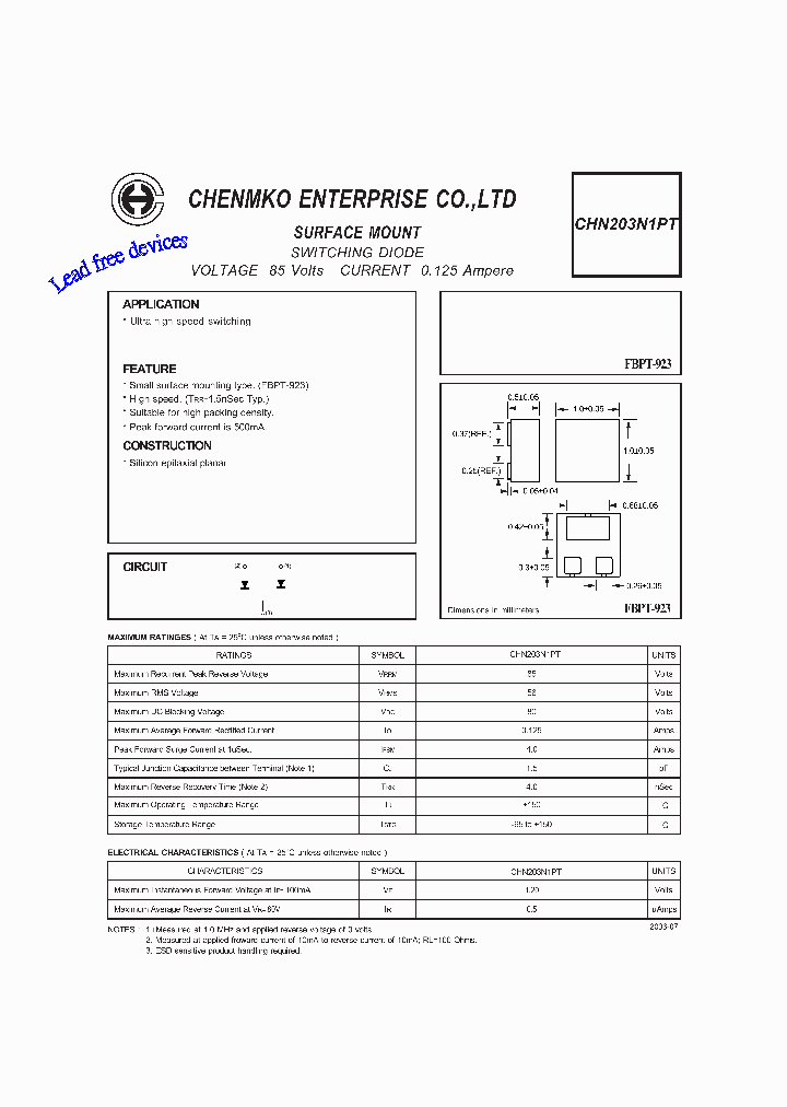 CHN203N1PT_4610018.PDF Datasheet
