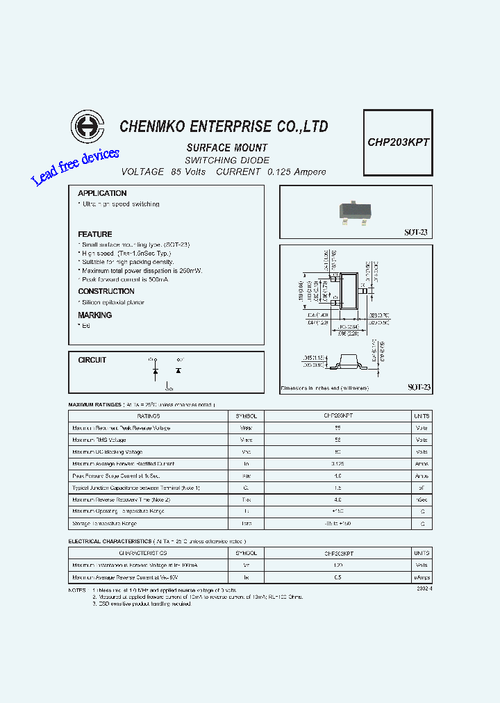 CHP203KPT_4565345.PDF Datasheet