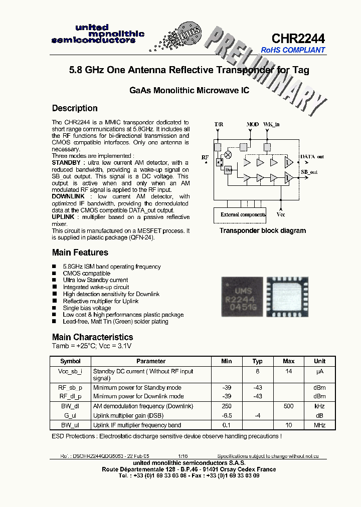 CHR2244_4192560.PDF Datasheet