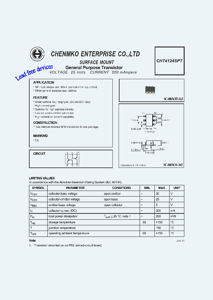 CHT4124SPT_4681471.PDF Datasheet