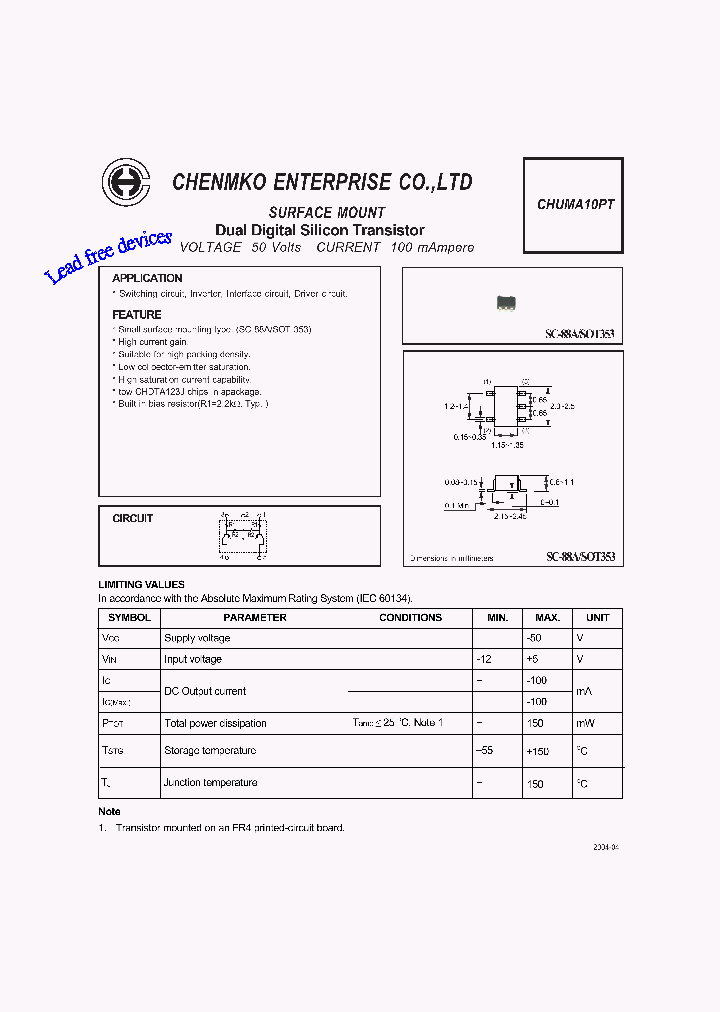CHUMA10PT_4463032.PDF Datasheet