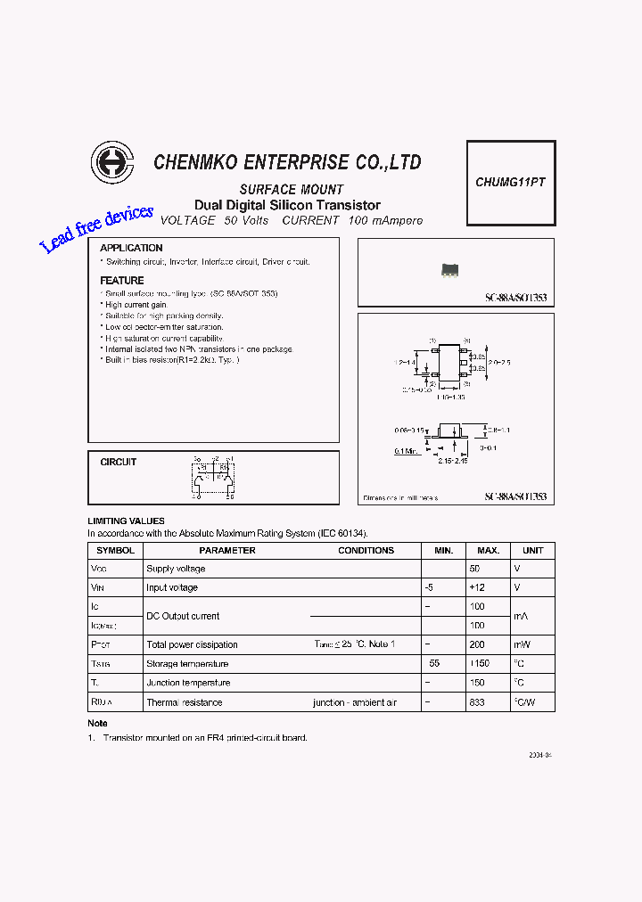 CHUMG11PT_4502138.PDF Datasheet
