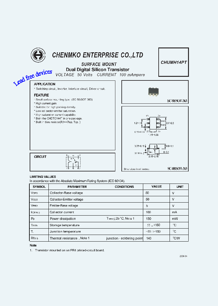 CHUMH14PT_4681900.PDF Datasheet