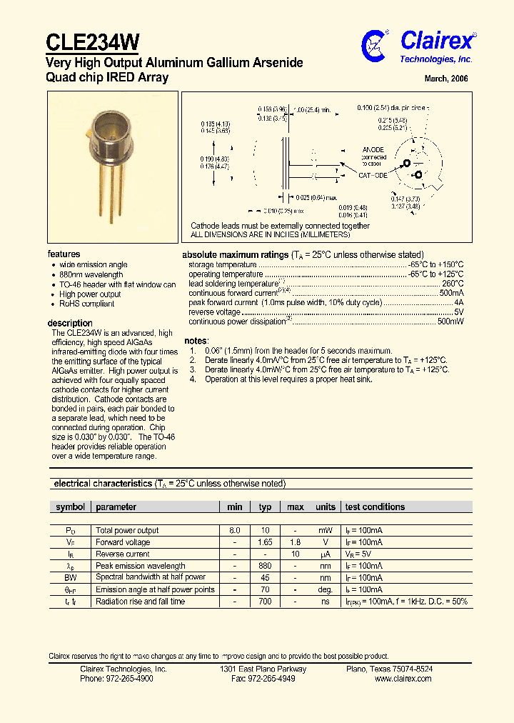CLE234W_4848857.PDF Datasheet