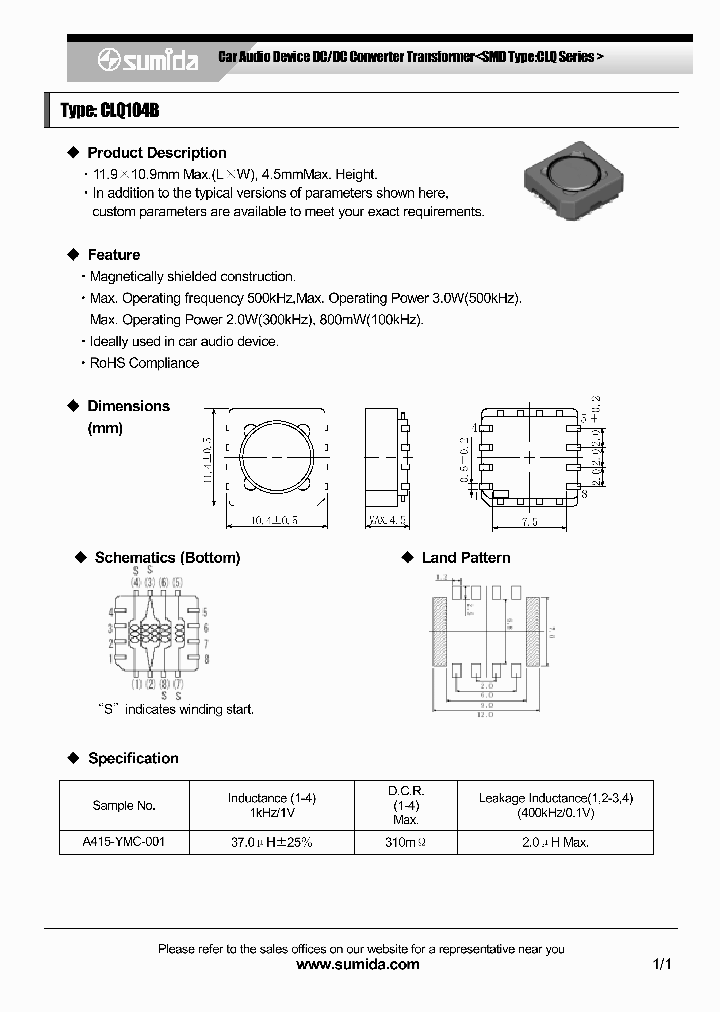 CLQ104B_4750493.PDF Datasheet