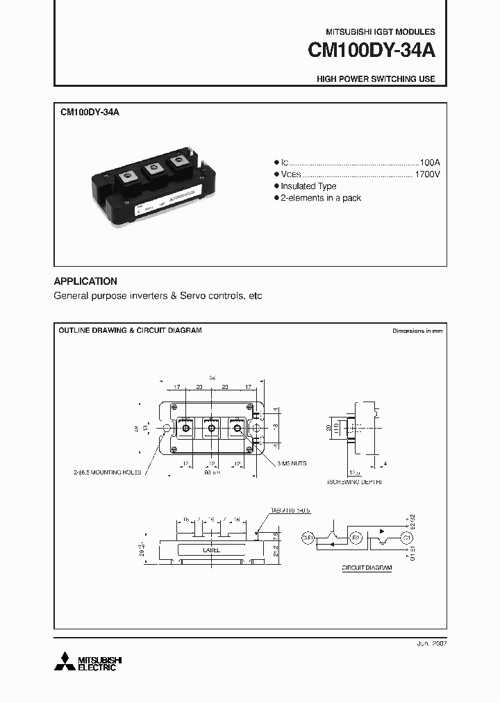 CM100DY-34A_4383393.PDF Datasheet