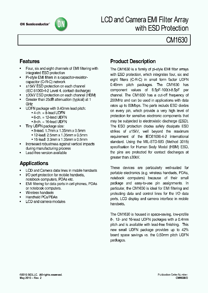 CM1630-04DE_4701319.PDF Datasheet