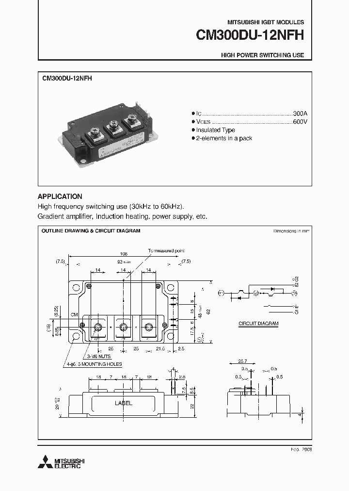 CM300DU-12NFH_4710317.PDF Datasheet