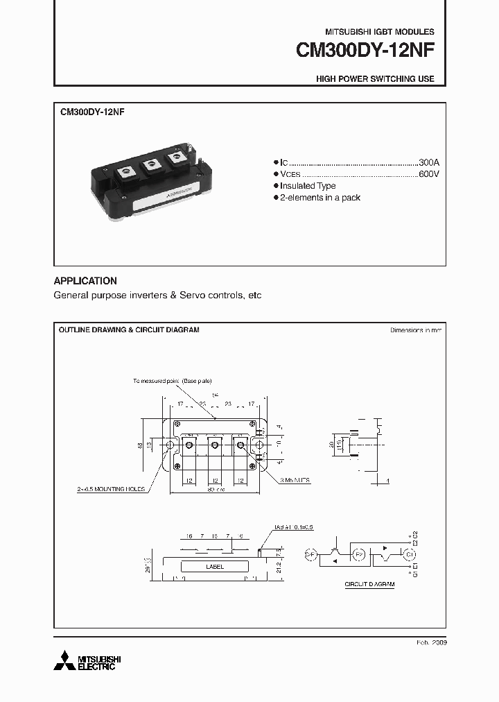 CM300DY-12NF09_4470277.PDF Datasheet
