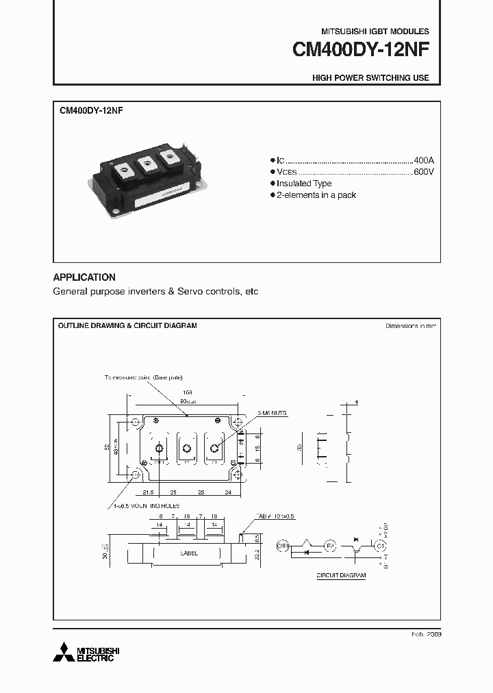 CM400DY-12NF09_4664745.PDF Datasheet