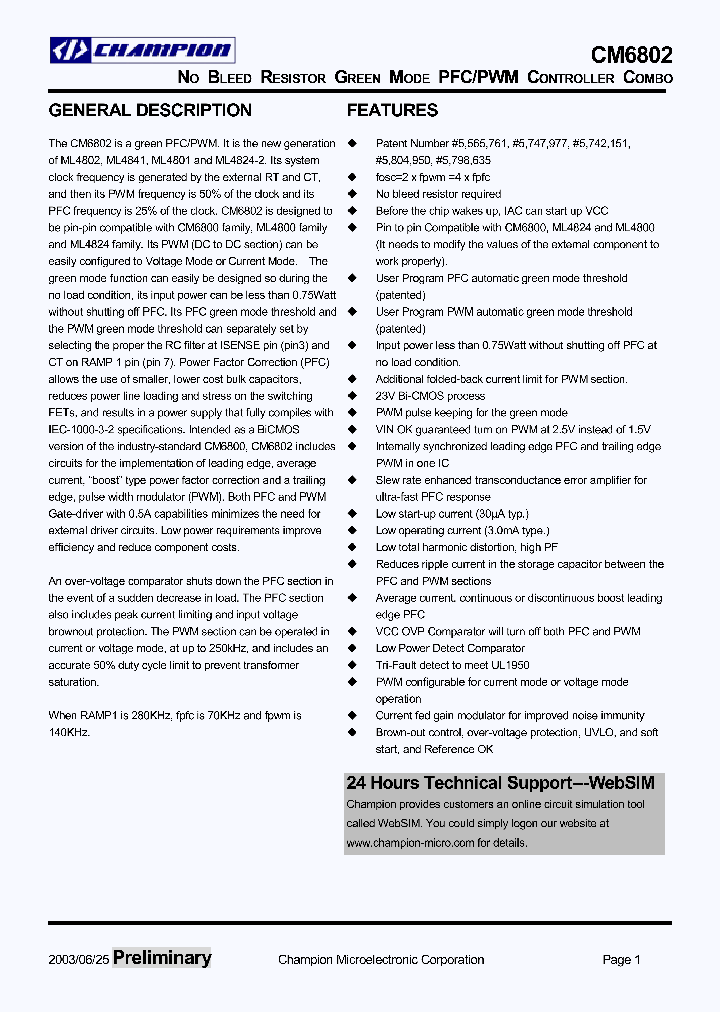 CM6802_4349981.PDF Datasheet