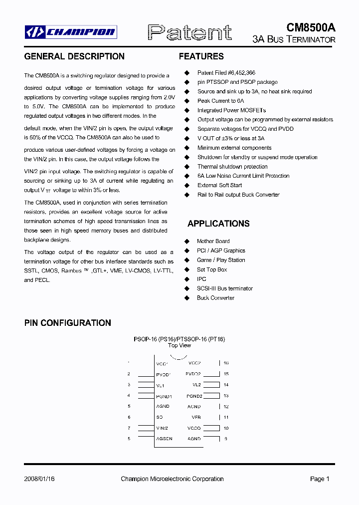 CM8500ATEVAL_4738002.PDF Datasheet