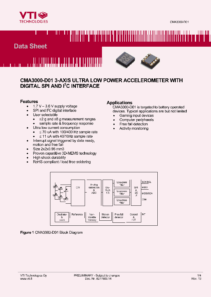 CMA3000-D01_4655038.PDF Datasheet