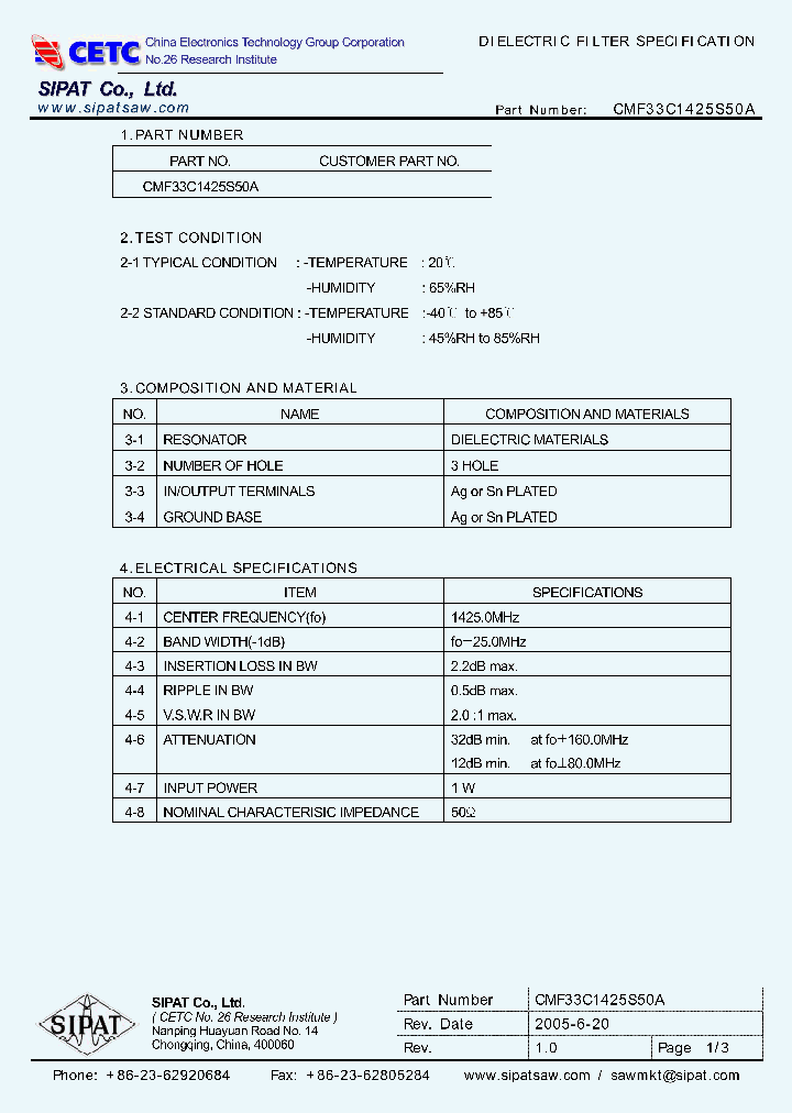 CMF33C1425S50A_4320818.PDF Datasheet