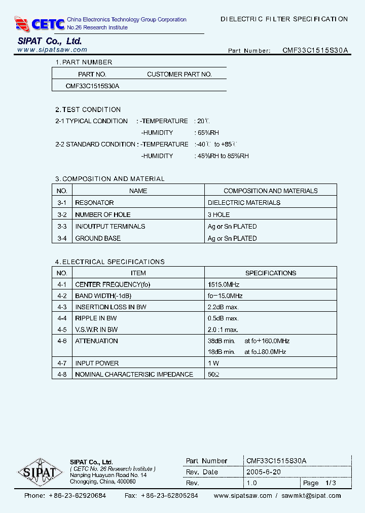 CMF33C1515S30A_4320820.PDF Datasheet
