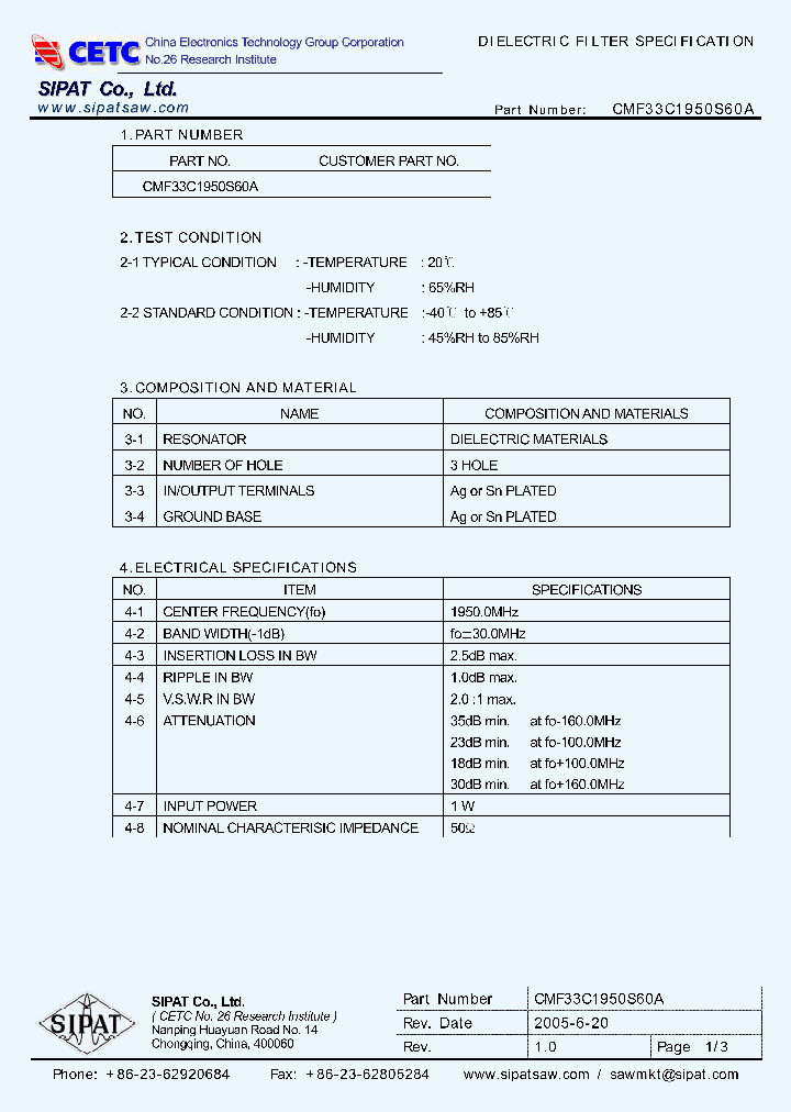 CMF33C1950S60A_4193447.PDF Datasheet
