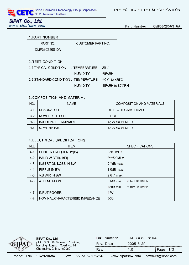 CMF33C830S10A_4272247.PDF Datasheet